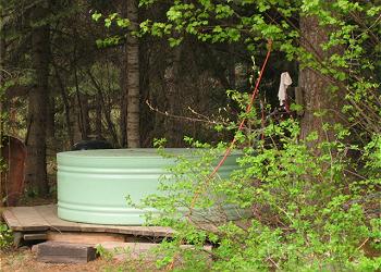 The Hideaway Cabin's Geothermal Tub