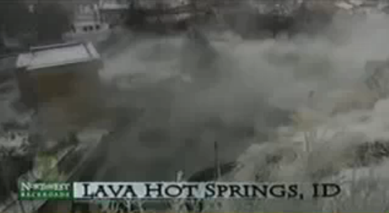 Lava Hot Springs Outdoor Overhead Shot
